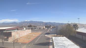 Weather camera view of Pahrump Valley HS.