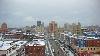 Weather camera view of Akron Beacon Journal.