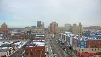 Weather camera view of Akron Beacon Journal.