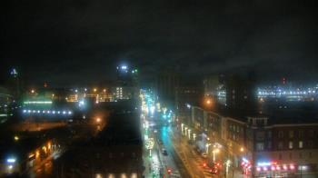 Weather camera view of Akron Beacon Journal.
