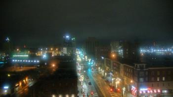 Weather camera view of Akron Beacon Journal.