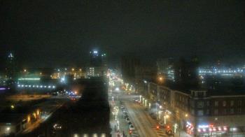 Weather camera view of Akron Beacon Journal.