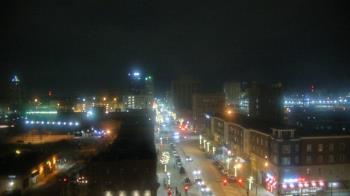 Weather camera view of Akron Beacon Journal.