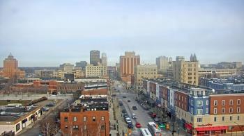 Weather camera view of Akron Beacon Journal.