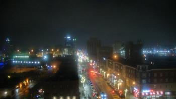 Weather camera view of Akron Beacon Journal.