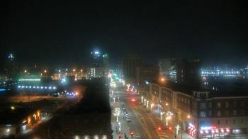 Weather camera view of Akron Beacon Journal.