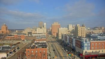 Weather camera view of Akron Beacon Journal.