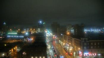 Weather camera view of Akron Beacon Journal.