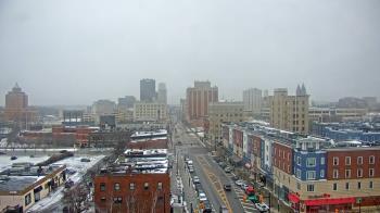 Weather camera view of Akron Beacon Journal.