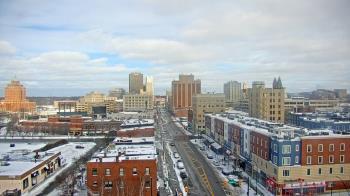 Weather camera view of Akron Beacon Journal.