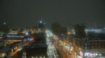 Weather camera view of Akron Beacon Journal.