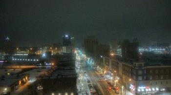 Weather camera view of Akron Beacon Journal.