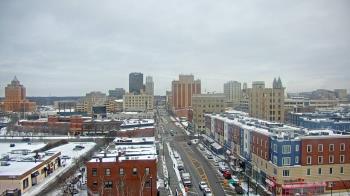 Weather camera view of Akron Beacon Journal.