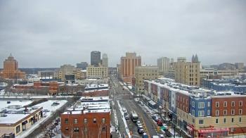 Weather camera view of Akron Beacon Journal.