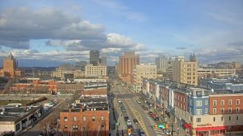 Weather camera view of Akron Beacon Journal.