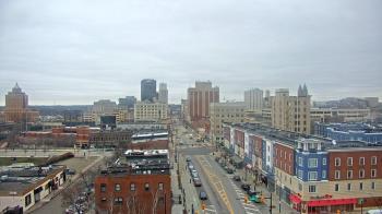 Weather camera view of Akron Beacon Journal.