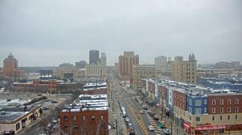 Weather camera view of Akron Beacon Journal.