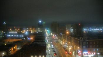 Weather camera view of Akron Beacon Journal.