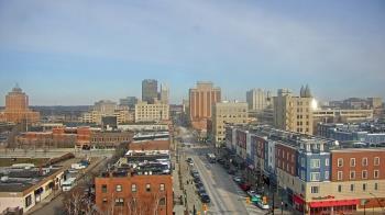 Weather camera view of Akron Beacon Journal.