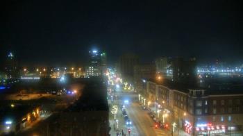 Weather camera view of Akron Beacon Journal.