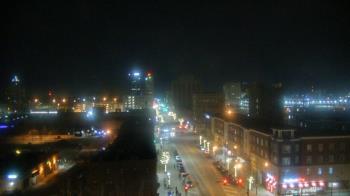 Weather camera view of Akron Beacon Journal.