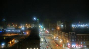 Weather camera view of Akron Beacon Journal.