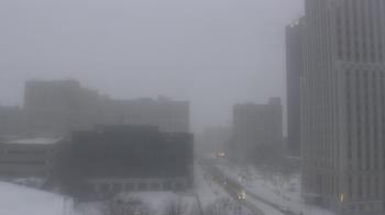 Weather camera view of Akron-Summit County Public Library.