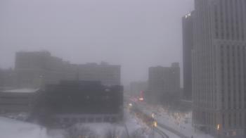 Weather camera view of Akron-Summit County Public Library.
