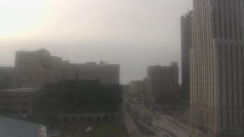 Weather camera view of Akron-Summit County Public Library.