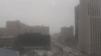 Weather camera view of Akron-Summit County Public Library.