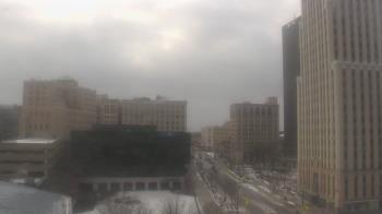 Weather camera view of Akron-Summit County Public Library.