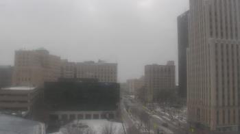 Weather camera view of Akron-Summit County Public Library.