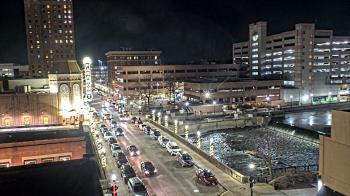 Weather camera view of City of Aurora IL.