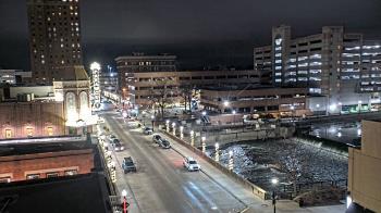 Weather camera view of City of Aurora IL.