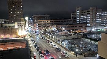 Weather camera view of City of Aurora IL.