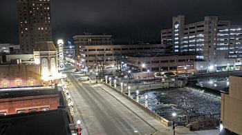 Weather camera view of City of Aurora IL.