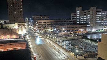 Weather camera view of City of Aurora IL.