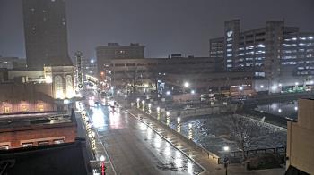 Weather camera view of City of Aurora IL.
