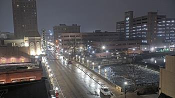 Weather camera view of City of Aurora IL.