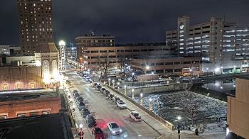 Weather camera view of City of Aurora IL.