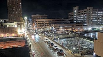 Weather camera view of City of Aurora IL.