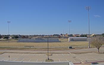 Weather camera view of Bluebonnet Elementary.
