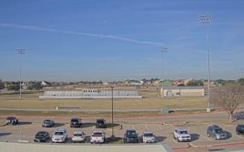 Weather camera view of Bluebonnet Elementary.