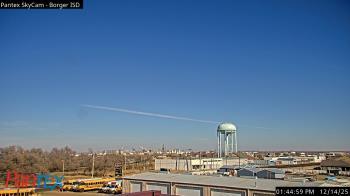 Weather camera view of Borger ISD.