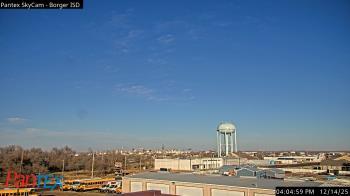 Weather camera view of Borger ISD.