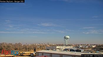 Weather camera view of Borger ISD.