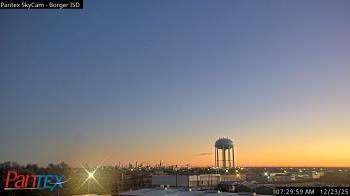 Weather camera view of Borger ISD.