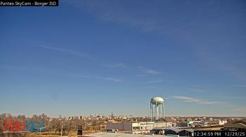 Weather camera view of Borger ISD.