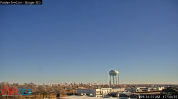 Weather camera view of Borger ISD.
