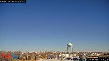 Weather camera view of Borger ISD.